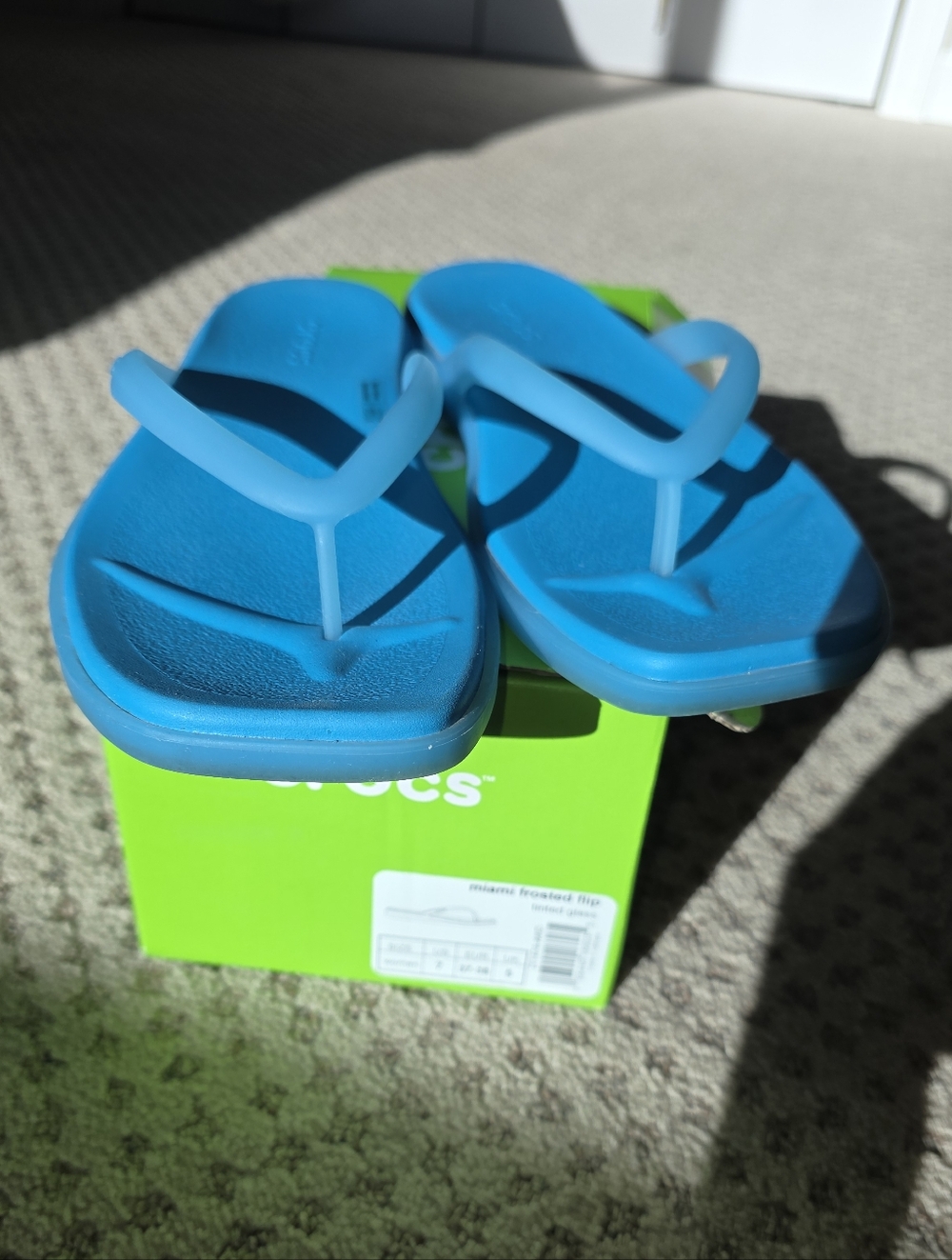 Crocs flip flops